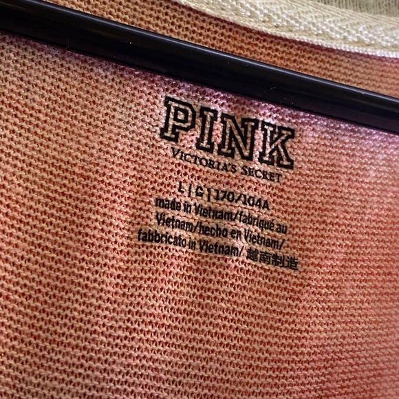 VS PINK Tie Dye “So Soft” Knit Top (L) - Picture 6 of 7